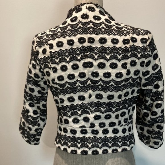 Topshop Embroidered Jacquard Bolero Jacket 10 - Picture 4 of 12